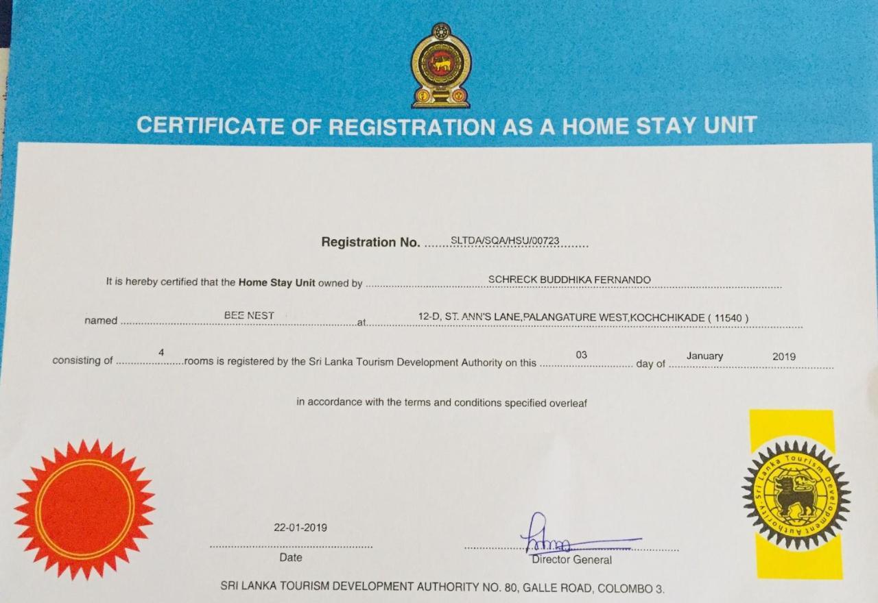 Bee Nest Bed & Breakfast Negombo Dış mekan fotoğraf
